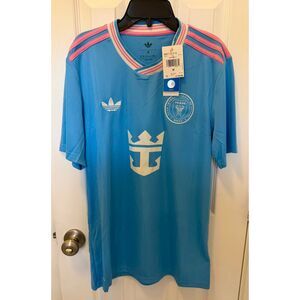 Adidas Inter Miami CF 2025 Lionel Messi Jersey Men's Medium NWT Blue Pink